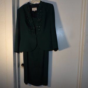 Vintage Y2K Nah Nah Collection 2 Piece Blazer & Dress Set Sz 14